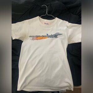 Virgil Abloh x MCA Figures Of Speech T Shirt Mens S White Graphic Champion